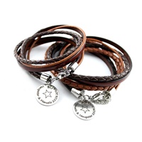 Freundschaftsarmbaender  mit Gravur Partnerarmbaender